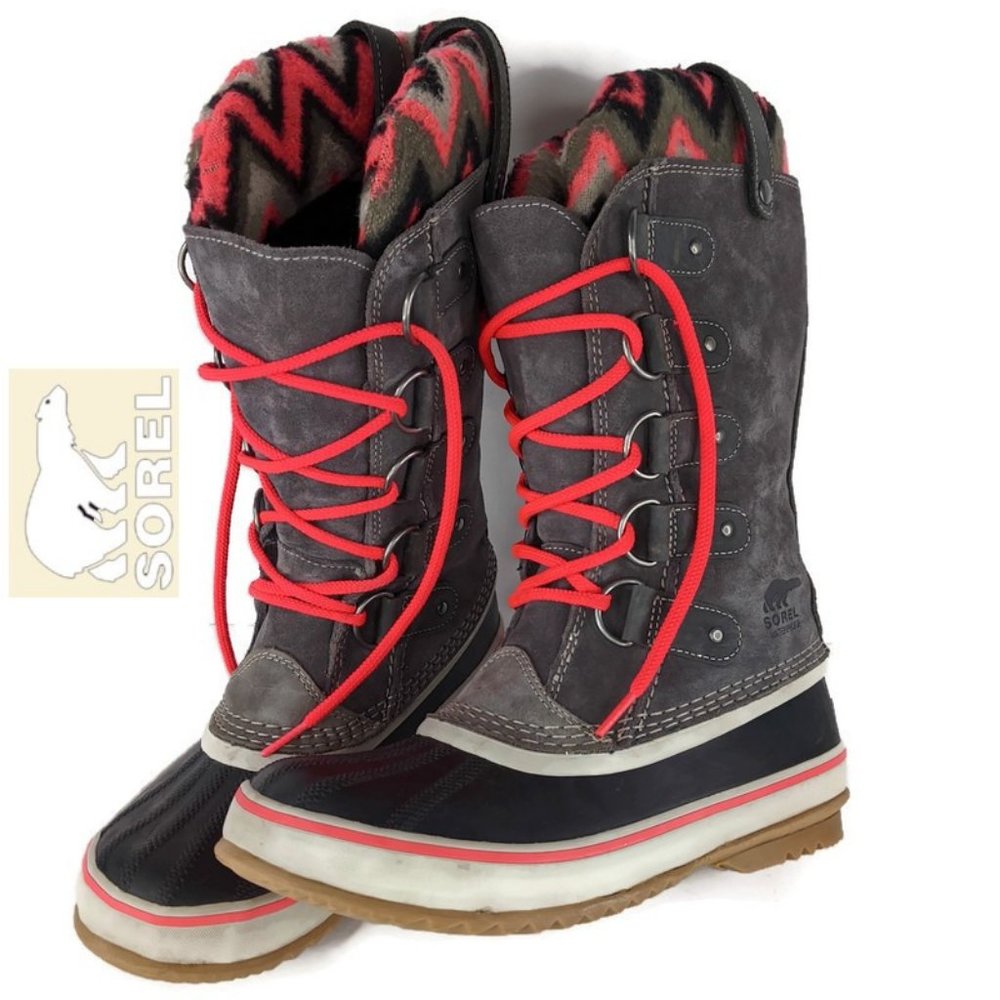 Sorel Joan Of Arctic Knit II Waterproof Boots Sz 7